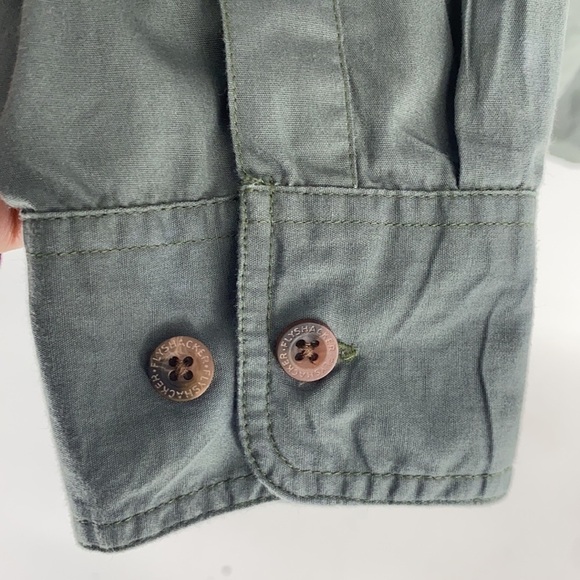 Flyshacker Men's Green Casual Button-Down Shirt 100% Cotton size Large - Picture 3 of 10